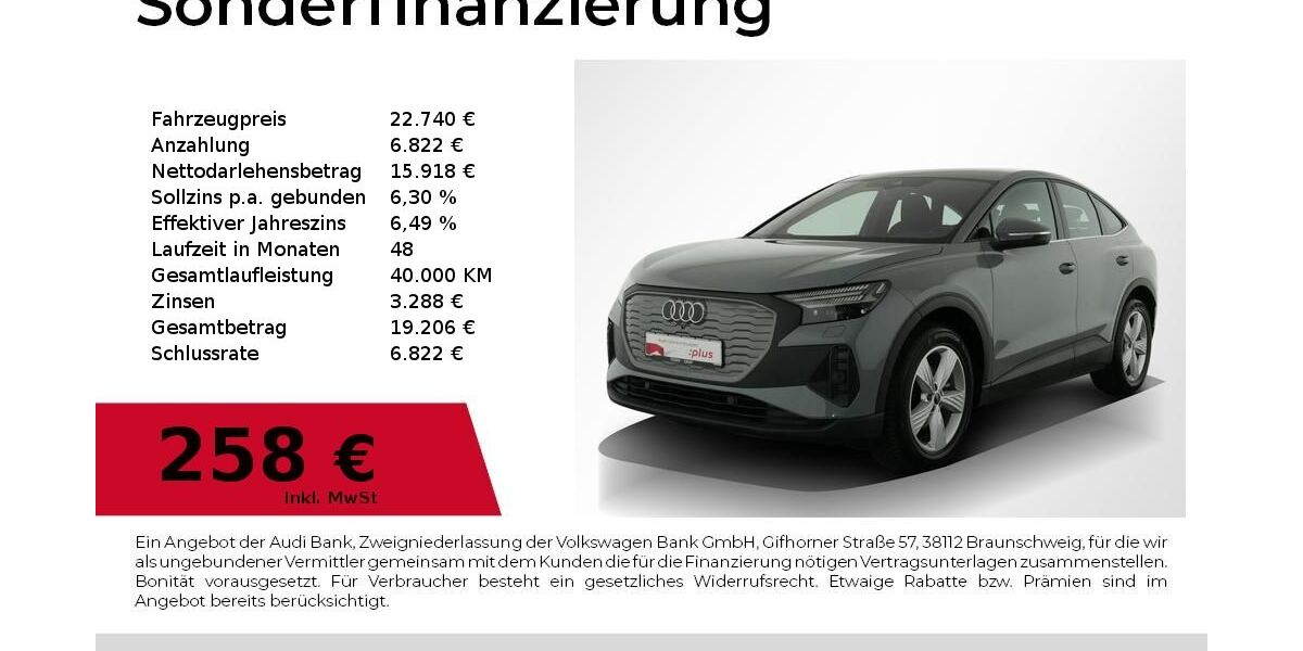 Audi Q4 e-tron 69.400 km 22.740 &euro; Nürnberg 90411