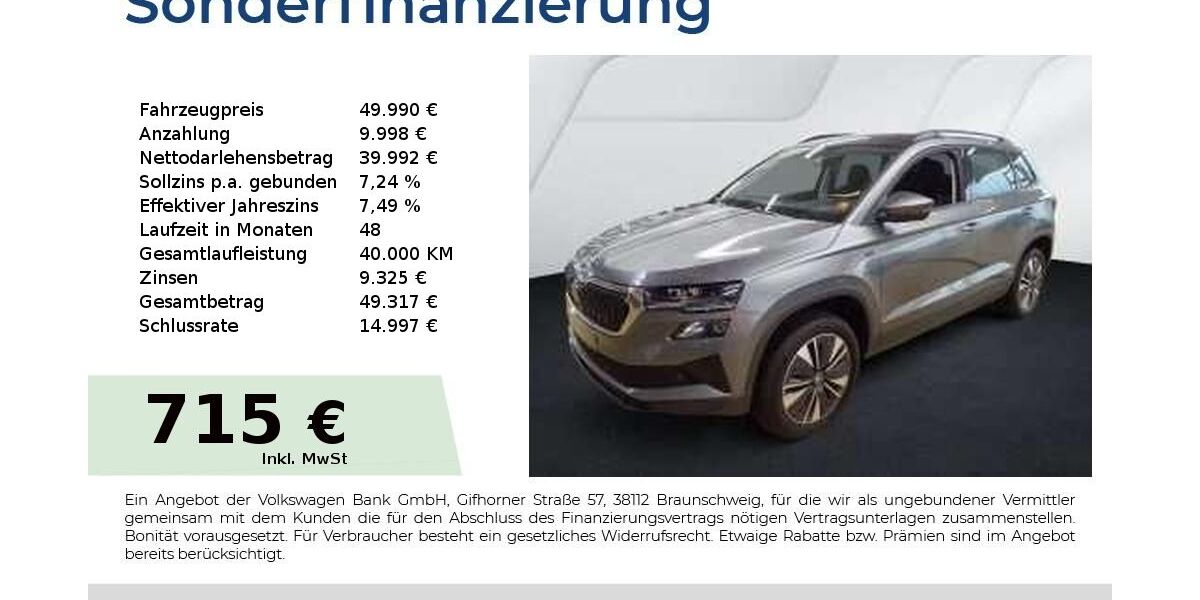 Skoda Karoq 27.450 km 32.380 &euro; Nürnberg 90441