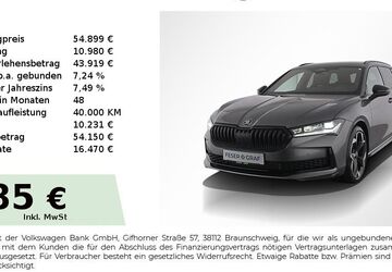 Skoda Superb 9.900 km 53.370 &euro; Nürnberg 90441
