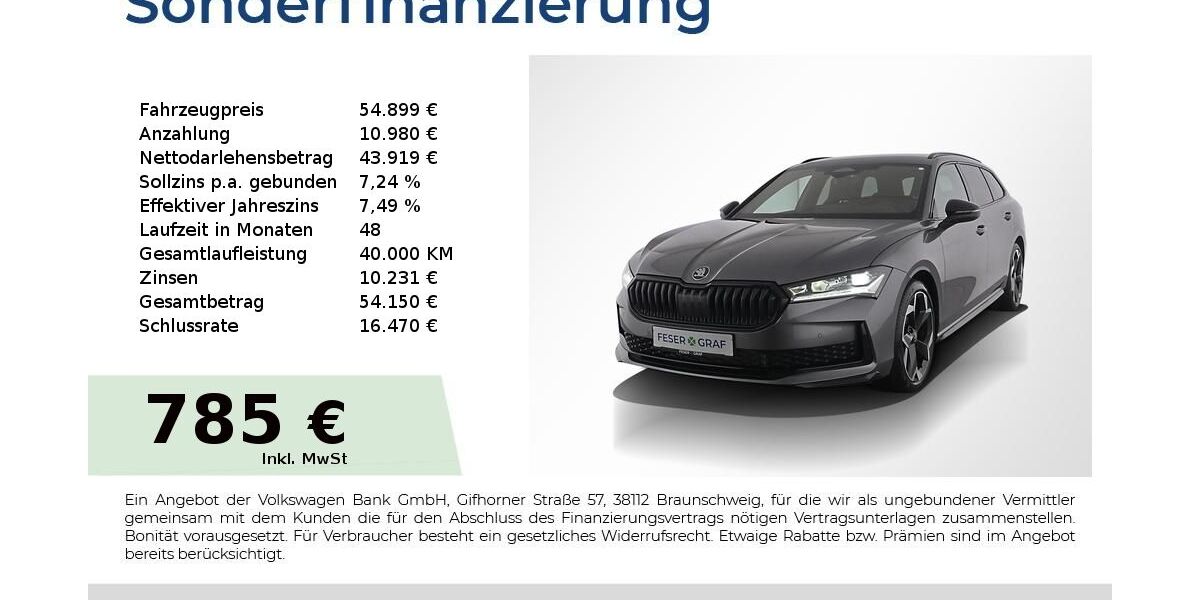 Skoda Superb 9.900 km 53.370 &euro; Nürnberg 90441