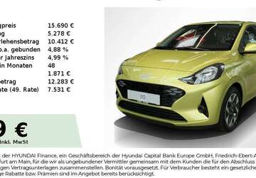 Hyundai i10 3.566 km 15.690 &euro; Fürth 90763