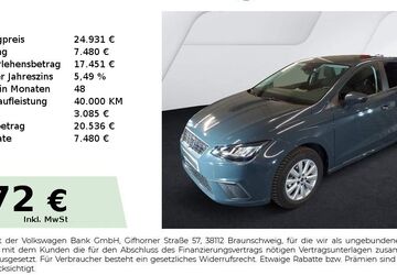 Seat Ibiza 1.450 km 20.770 &euro; Nürnberg 90441