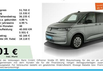 VW T7 Multivan 1.250 km 50.932 &euro; Nürnberg 90441
