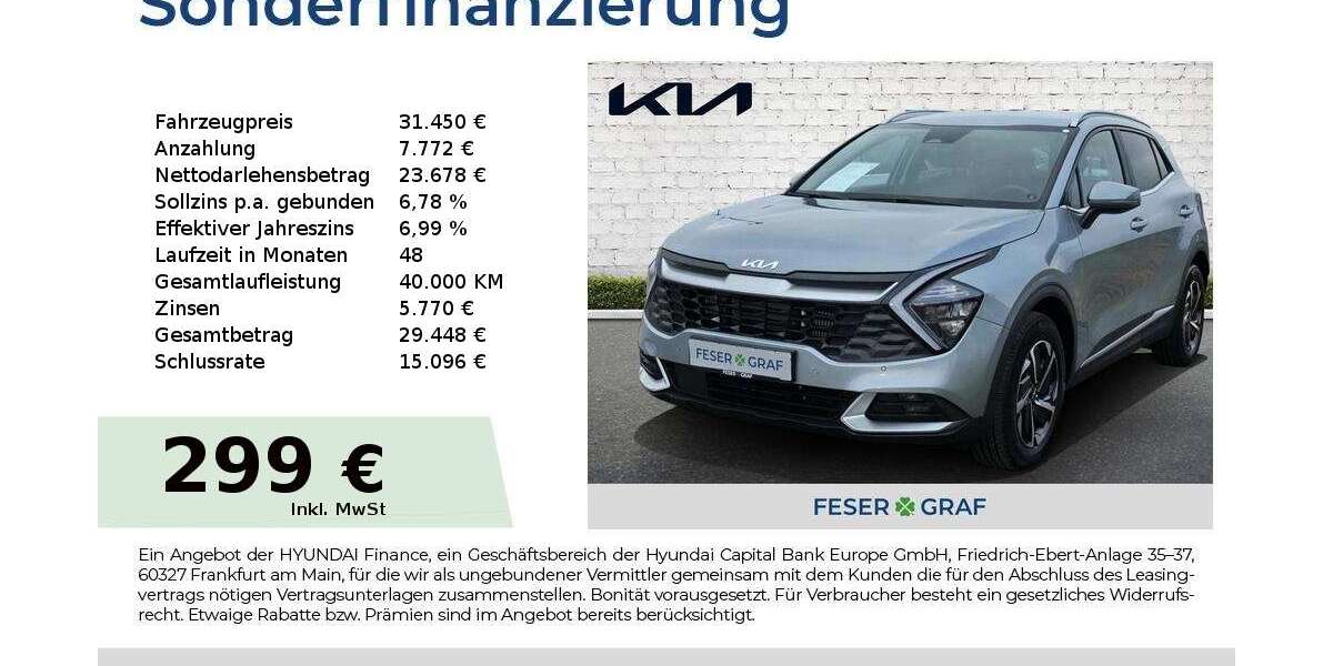 Kia Sportage 9.421 km 31.450 &euro; Roth 91154