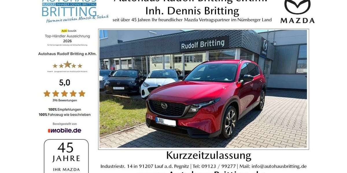Mazda CX-5 5.000 km 37.890 &euro; Lauf an der Pegnitz 91207