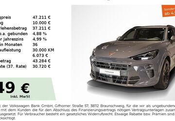 Cupra Terramar 14.650 km 38.603 &euro; Lauf an der Pegnitz 91207