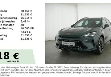 Cupra Formentor 30.550 km 37.880 &euro; Nürnberg 90441