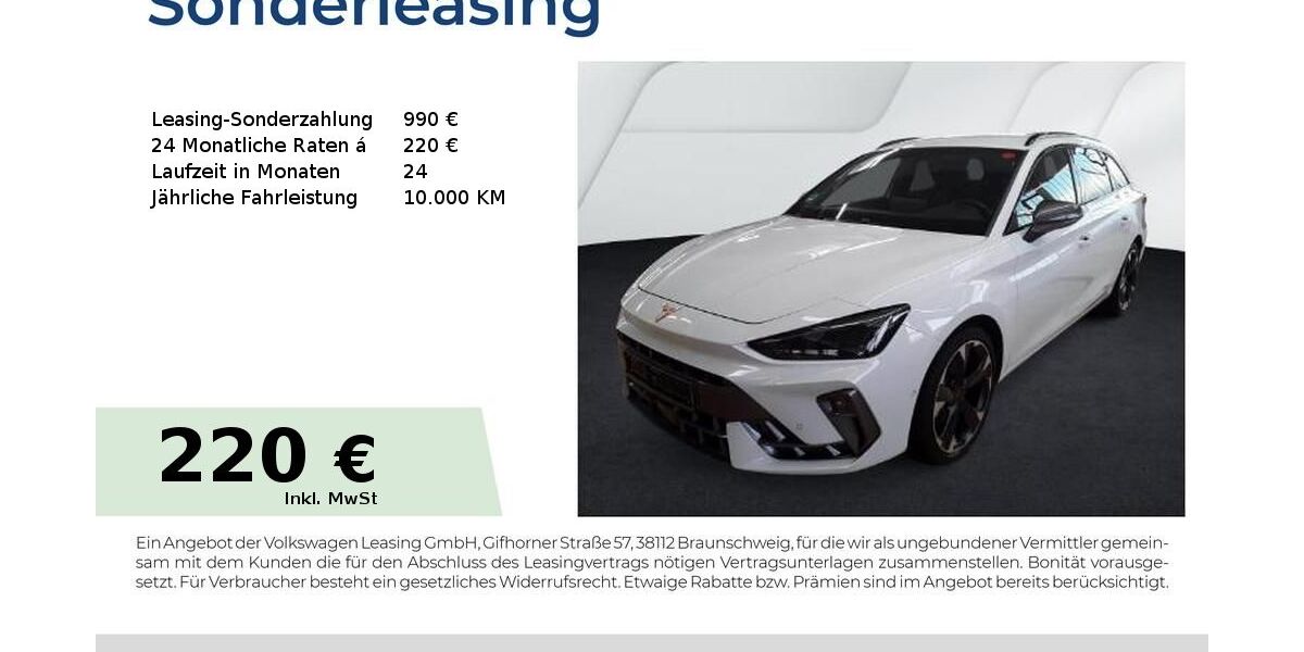 Cupra Leon 18.150 km 30.950 &euro; Schwabach 91126