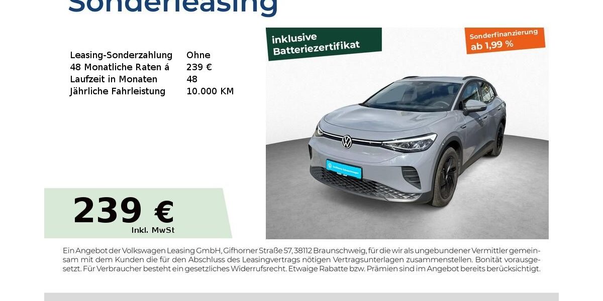 VW ID.4 59.800 km 18.290 &euro; Roth 91154
