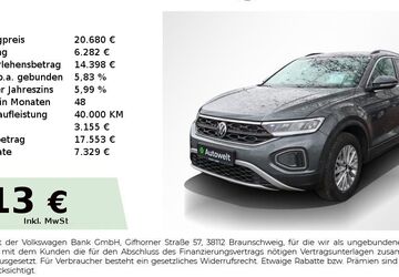 VW T-Roc 105.250 km 20.680 &euro; Nürnberg 90431