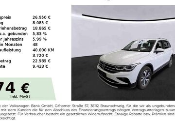 VW Tiguan 53.350 km 26.950 &euro; Nürnberg 90431