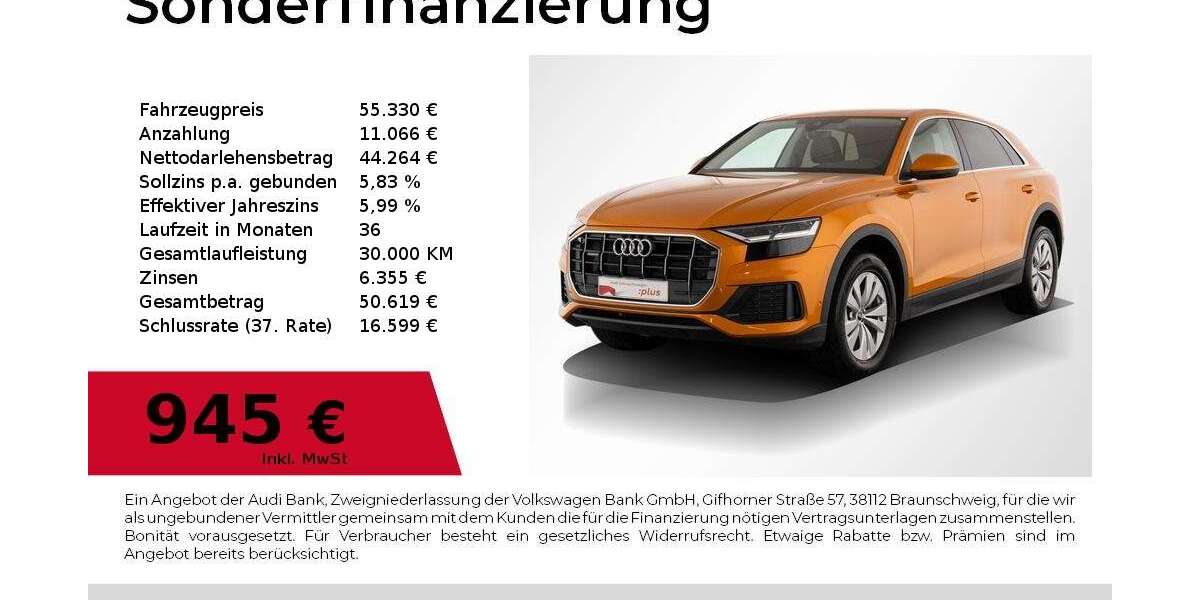 Audi Q8 95.500 km 55.330 &euro; Nürnberg 90441