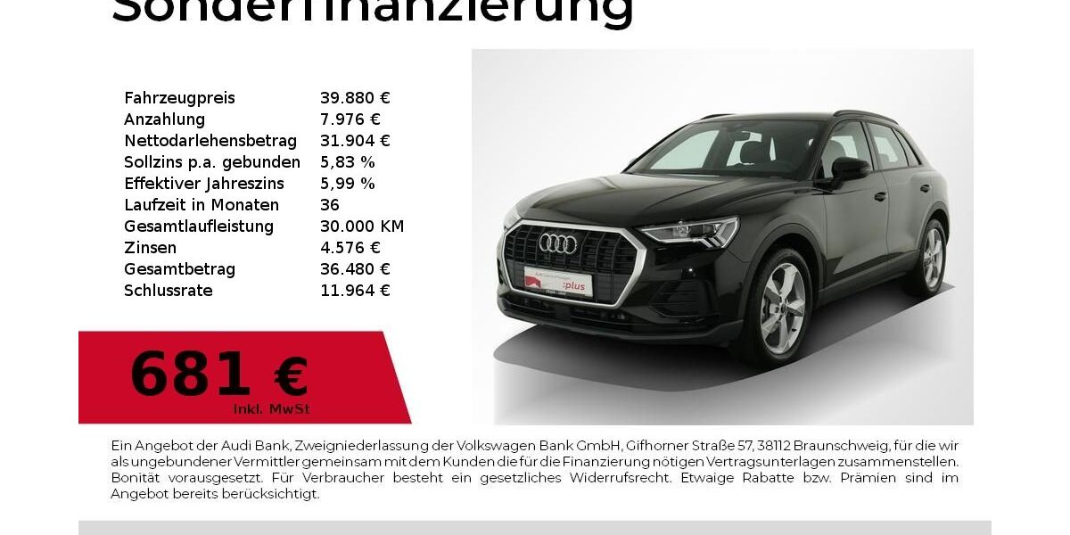 Audi Q3 16.700 km 38.880 &euro; Nürnberg 90441