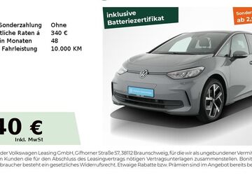 VW ID.3 21.594 km 27.410 &euro; Nürnberg 90411