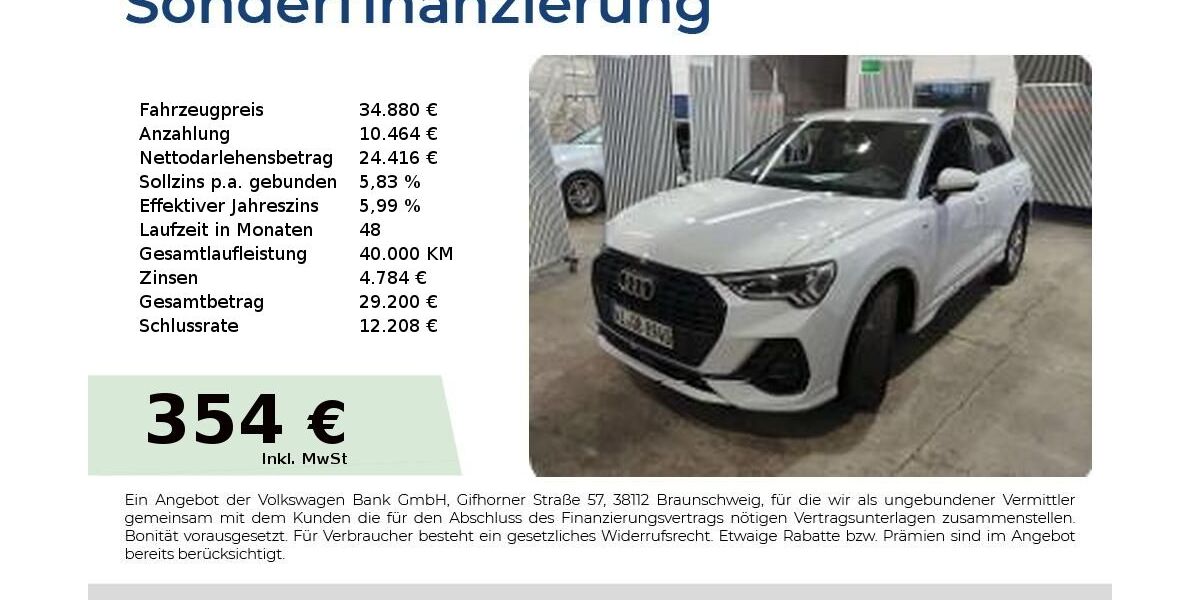 Audi Q3 19.999 km 32.790 &euro; Nürnberg 90431
