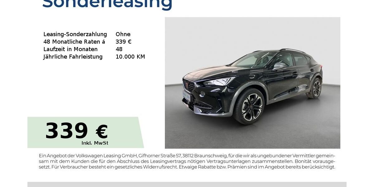 Cupra Formentor 46.966 km 26.380 &euro; Fürth 90763