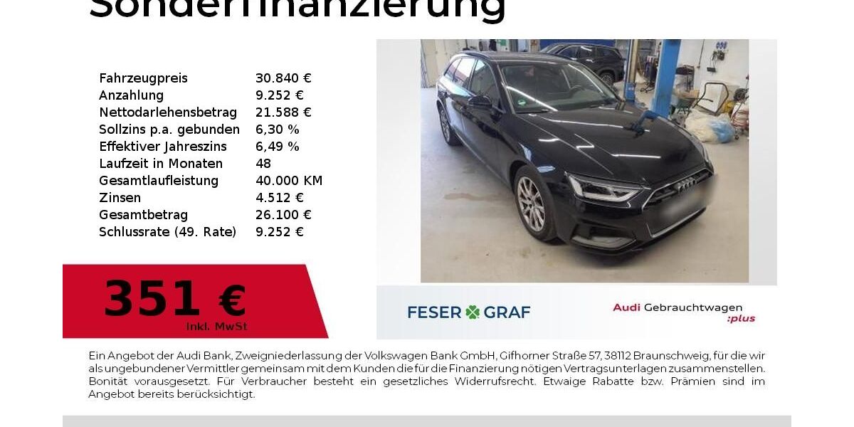 Audi A4 32.300 km 29.670 &euro; Nürnberg 90411