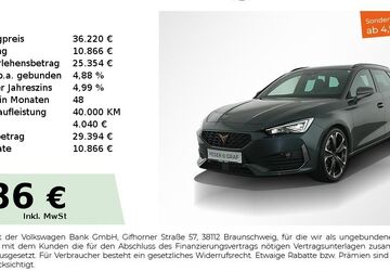 Cupra Leon 37.350 km 34.940 &euro; Nürnberg 90441
