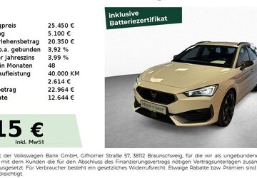 Cupra Leon 45.100 km 25.450 &euro; Schwabach 91126