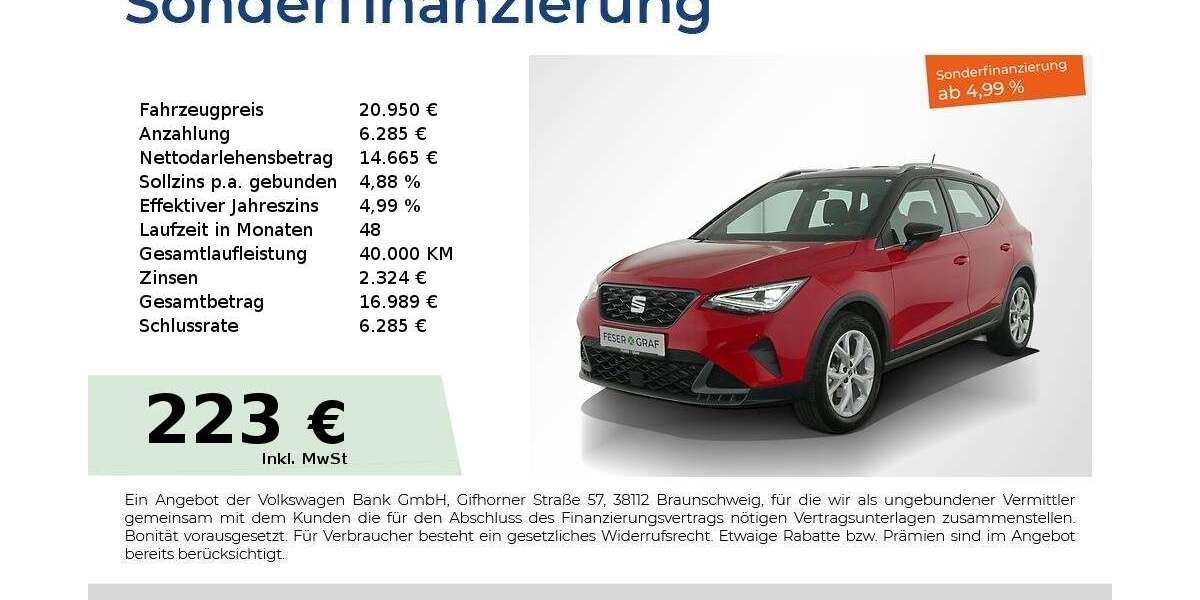 Seat Arona 10.850 km 20.950 &euro; Nürnberg 90441