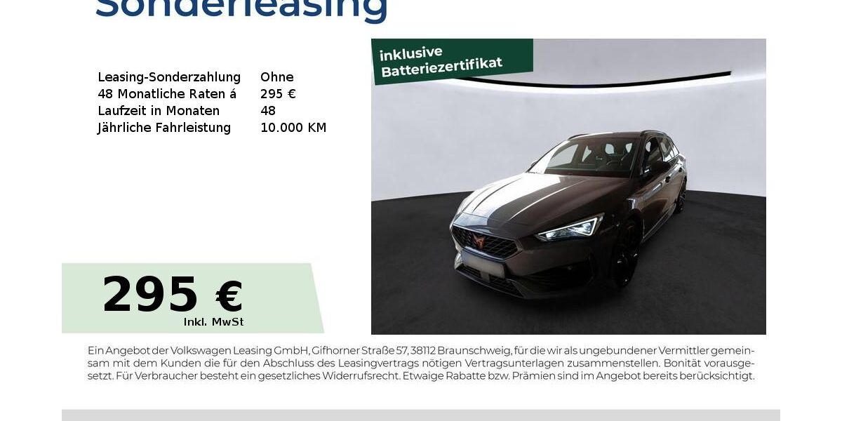 Cupra Leon 26.400 km 26.980 &euro; Fürth 90763