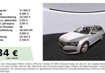 Skoda Superb 70.750 km 27.950 &euro; Nürnberg 90431