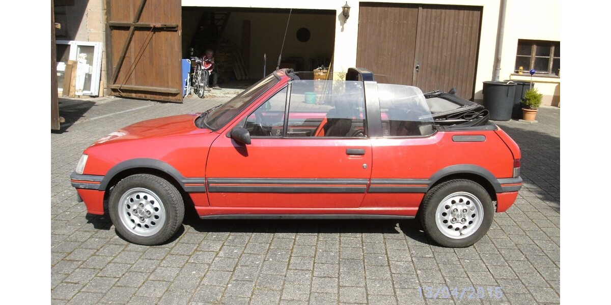 Peugeot 205 CTI 105.000 km 9.800 &euro; Fürth 90744