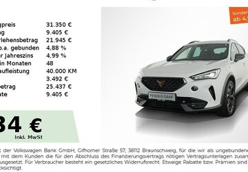 Cupra Formentor 29.250 km 31.350 &euro; Nürnberg 90441