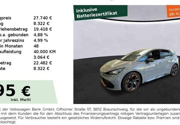 Cupra Born 24.350 km 27.740 &euro; Nürnberg 90441