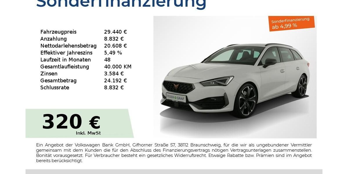 Cupra Leon 20.450 km 28.890 &euro; Nürnberg 90441