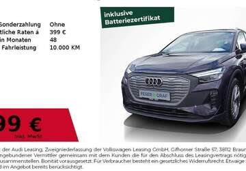 Audi Q4 e-tron 7.276 km 42.680 &euro; Erlangen 91058