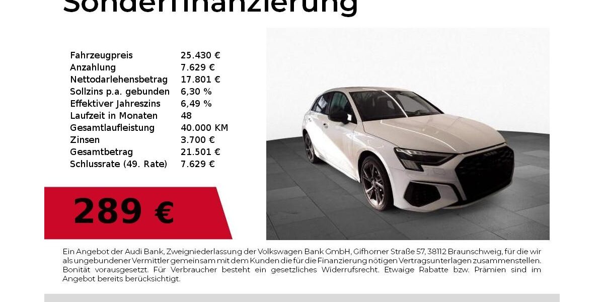 Audi A3 80.980 km 25.430 &euro; Nürnberg 90411