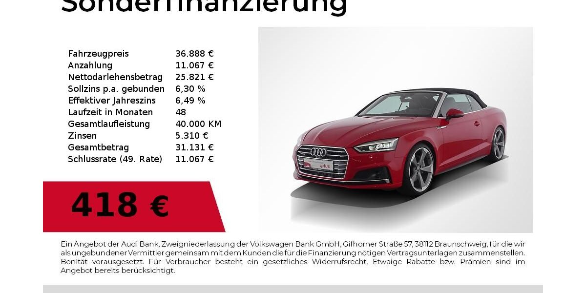 Audi A5 46.300 km 32.880 &euro; Nürnberg 90411