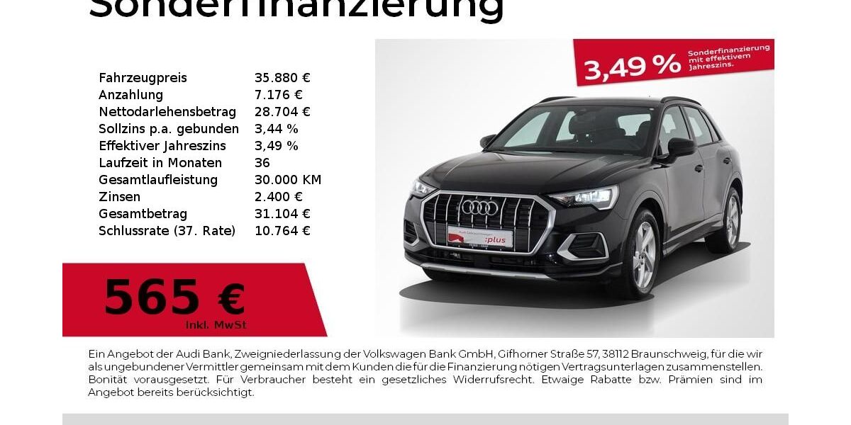 Audi Q3 28.951 km 37.440 &euro; Nürnberg 90441