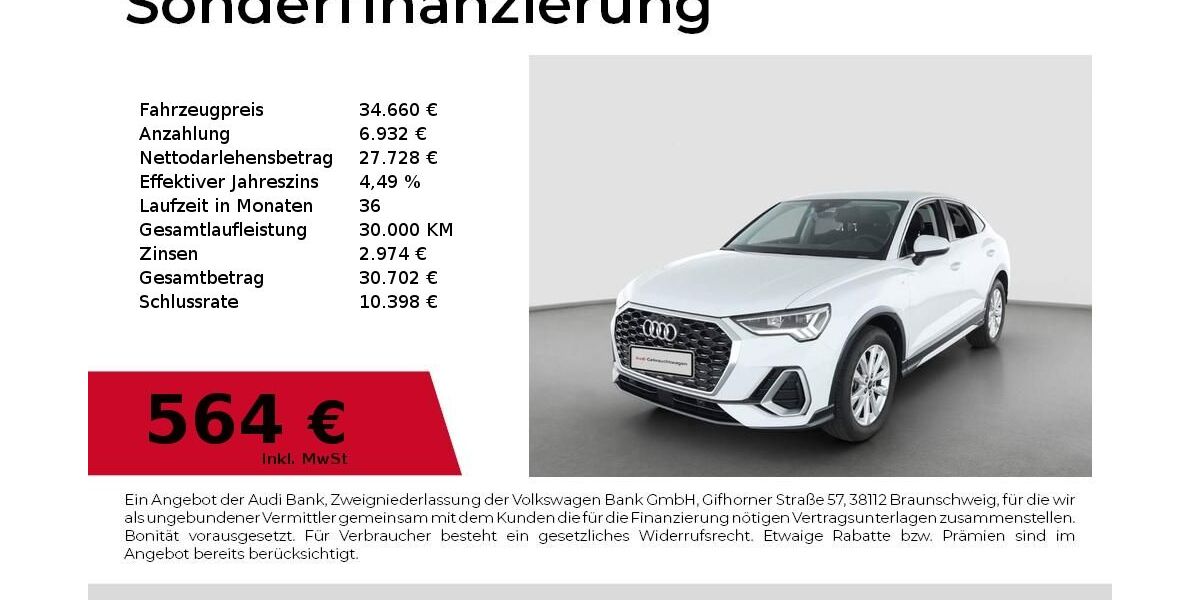 Audi Q3 10.635 km 34.660 &euro; Nürnberg 90441