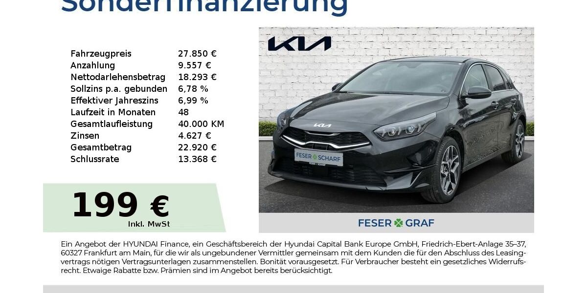 Kia ceed / Ceed 9.743 km 27.850 &euro; Schwabach 91126