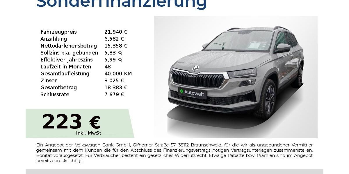 Skoda Karoq 91.150 km 21.440 &euro; Nürnberg 90431