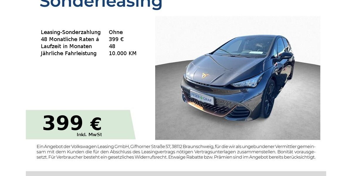 Cupra Born 10.650 km 35.950 &euro; Schwabach 91126