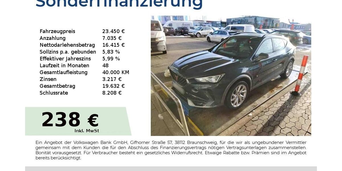 Cupra Formentor 35.750 km 23.450 &euro; Nürnberg 90431