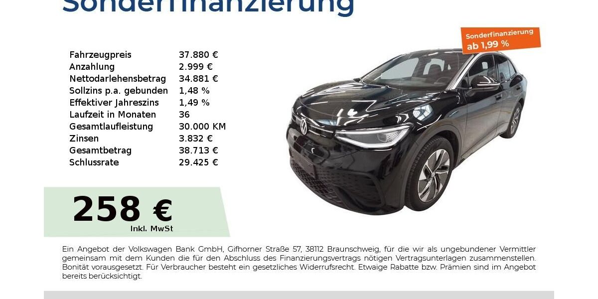 VW ID.5 13.014 km 37.880 &euro; Fürth 90763