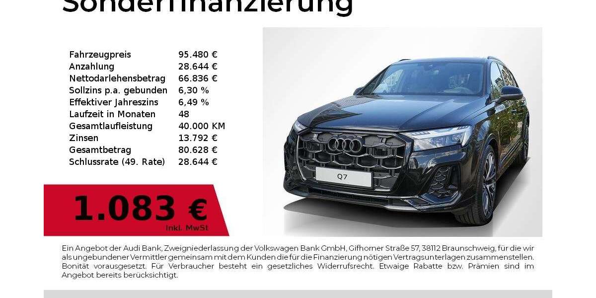 Audi Q7 8.500 km 95.480 &euro; Nürnberg 90411