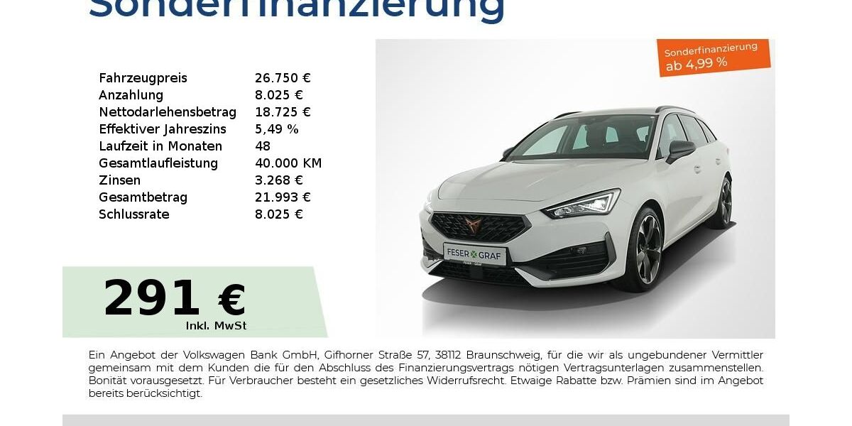 Cupra Leon 20.950 km 26.340 &euro; Nürnberg 90441