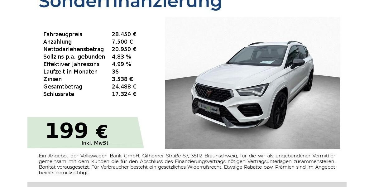 Cupra Ateca 51.500 km 27.450 &euro; Roth 91154