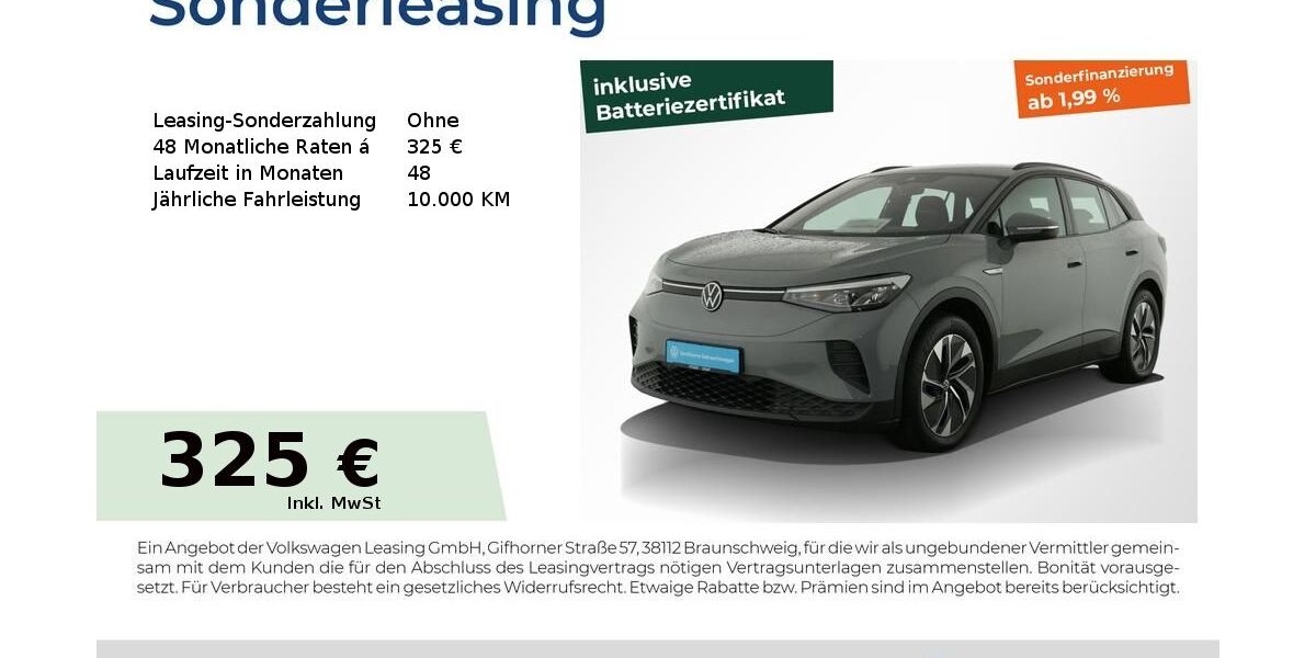 VW ID.4 71.483 km 23.404 &euro; Nürnberg 90411