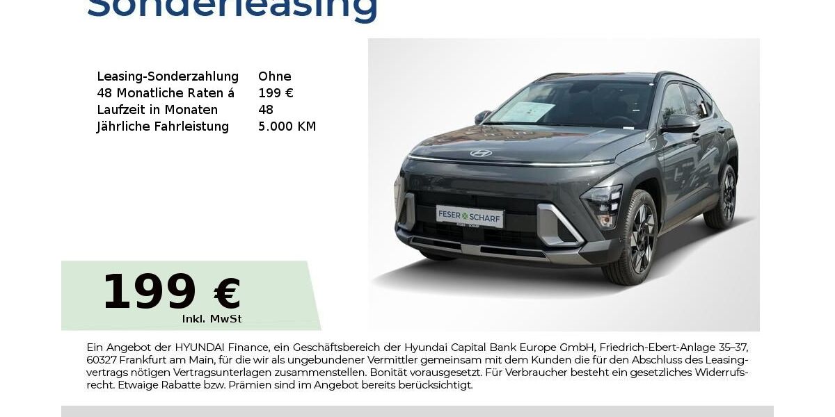 Hyundai KONA 12.050 km 25.750 &euro; Fürth 90763