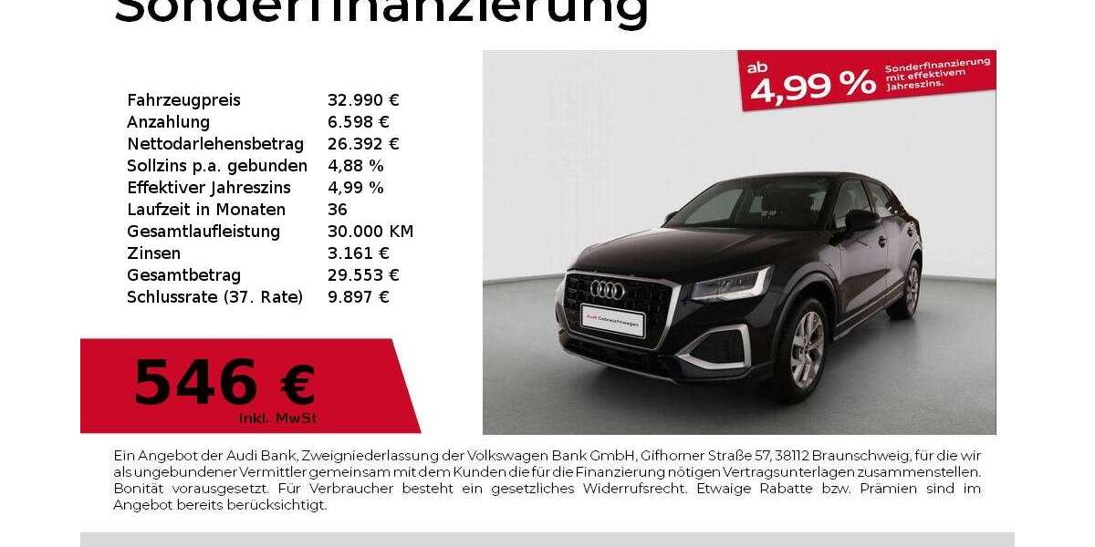 Audi Q2 27.917 km 32.990 &euro; Nürnberg 90441