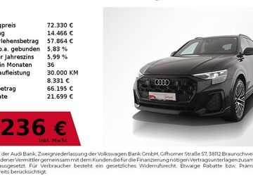 Audi Q8 19.999 km 72.330 &euro; Nürnberg 90441
