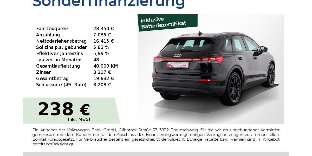 Audi Q4 148.750 km 23.450 &euro; Nürnberg 90431