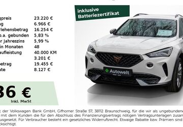 Cupra Formentor 29.450 km 23.220 &euro; Nürnberg 90431