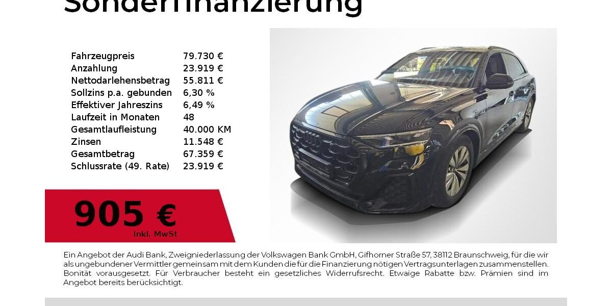Audi Q8 17.200 km 78.890 &euro; Nürnberg 90411